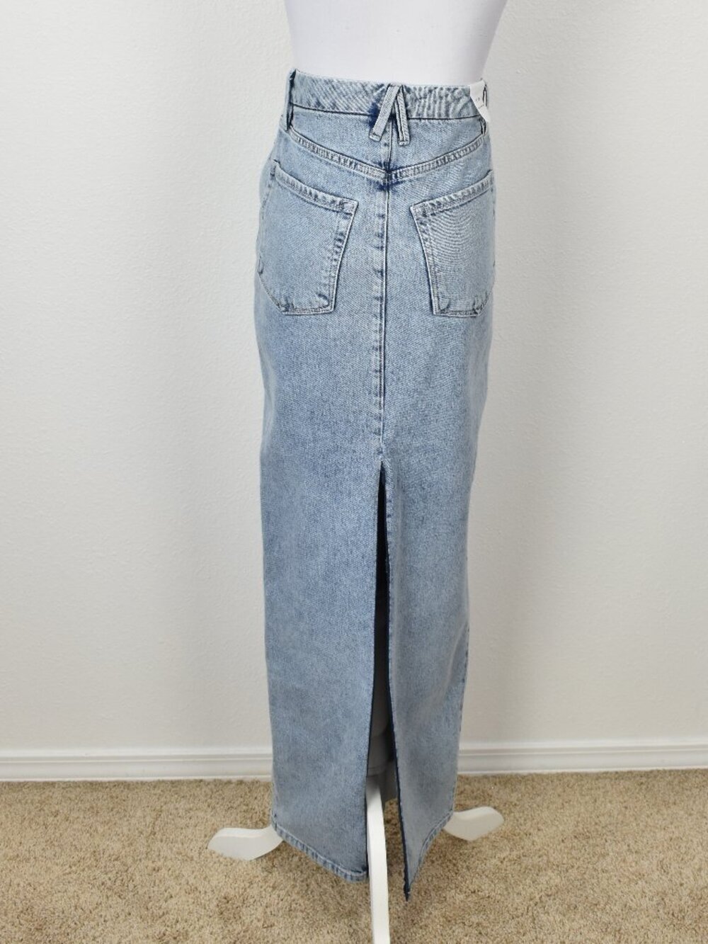 Good American Uniform Maxi Skirt NEW - 0/25 - Picture 7 of 13